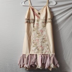 Festival shabby chic One of a kind dress